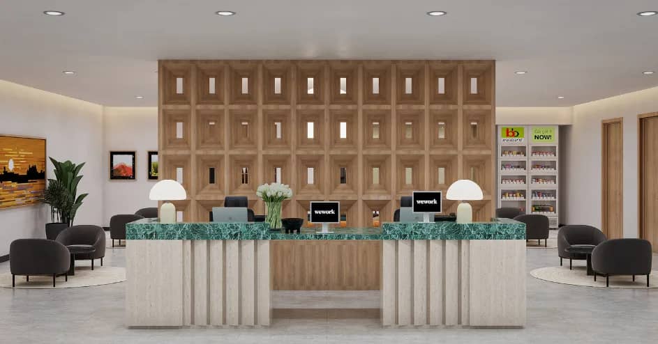 WeWork Atrium Place, Udyog Vihar, Gurgaon (photo from WeWork)