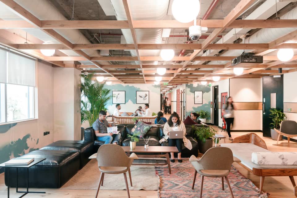 WeWork Cinnabar Hills, Domlur, Bangalore (photo from WeWork)