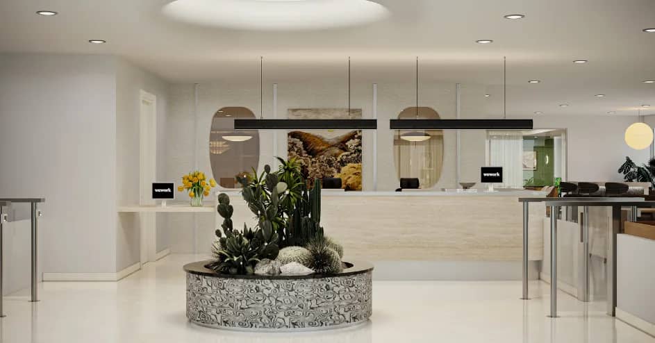 WeWork Embassy Vertex, MG Road, Bangalore (photo from WeWork)