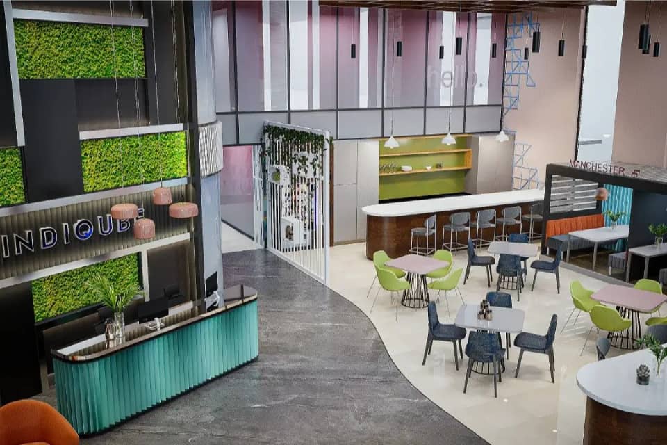 IndiQube Echo, Indira Nagar, Coimbatore (photo from IndiQube)
