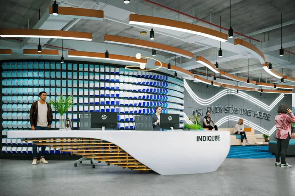 IndiQube Unitech Cyber Park, Sector 39, Gurgaon (photo from IndiQube)